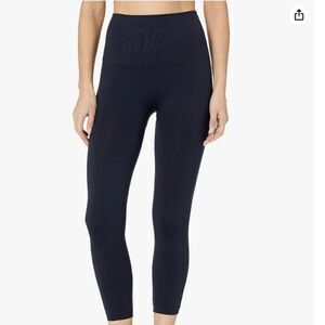 SPANX Look at Me Now Seamless Cropped Leggings Black Size XL